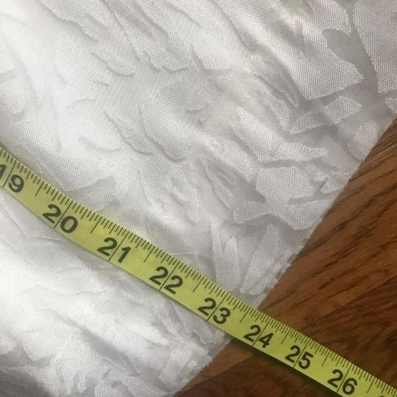 J. Crew sheer burnout white skirt pockets a-line‎ 6 - Picture 6 of 8